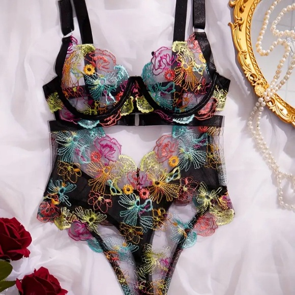 joua Other - Gorgeous Sexy Lace Teddy Lingerie